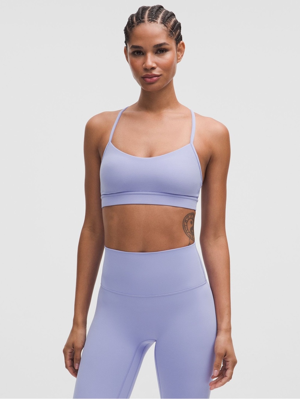 Lululemon Flow Y Bra Nulu *Light Support, A–C Cups Dusty Lilac